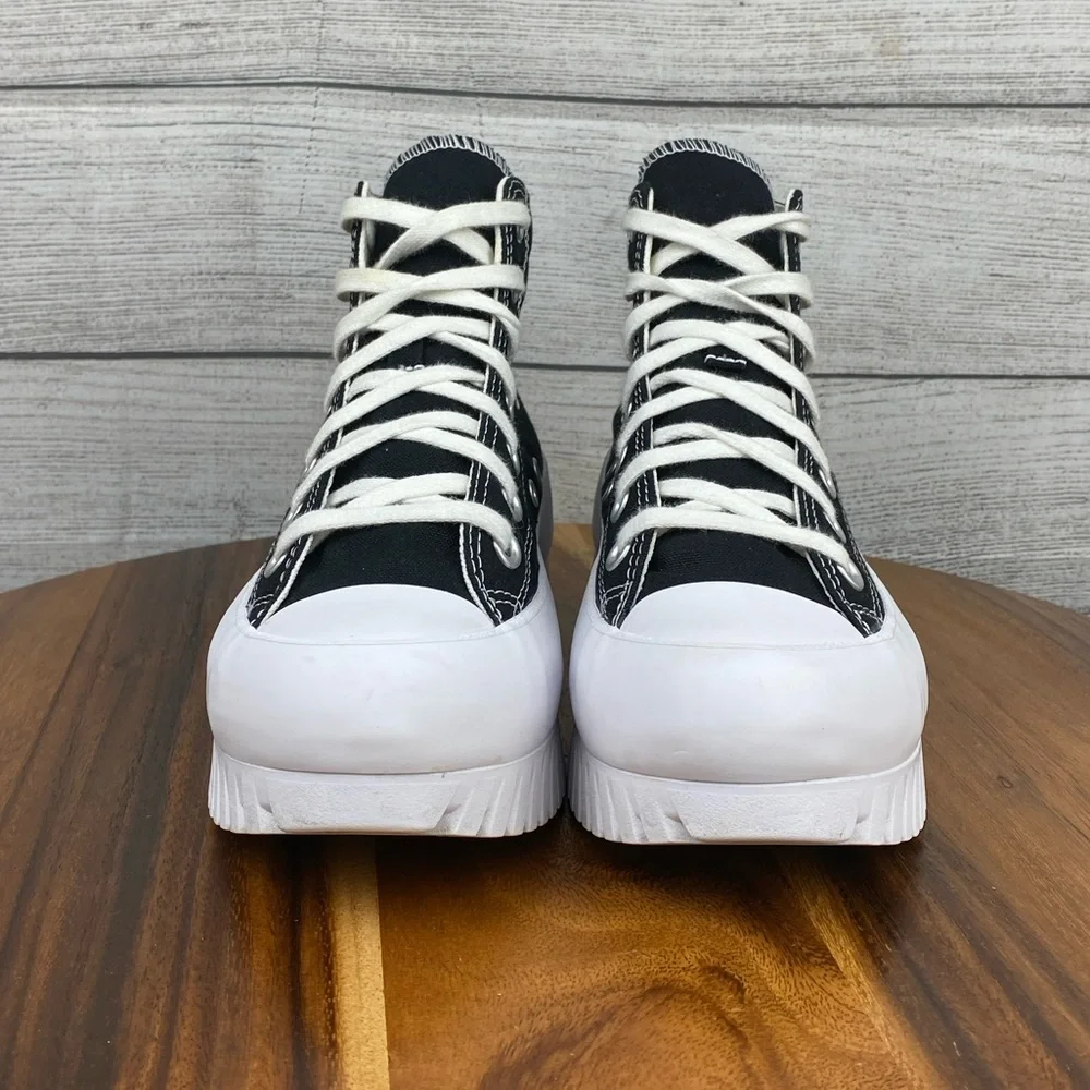 Converse Chuck Taylor All Star Lugged 2.0 Black White Shoe A00870C Women’s 7.5